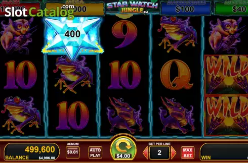 Οθόνη3. Star Watch Jungle Κουλοχέρης 