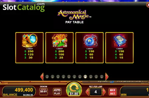 Οθόνη9. Astronomical Magic Κουλοχέρης