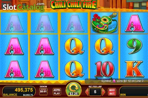 Οθόνη4. Chili Chili Fire Κουλοχέρης