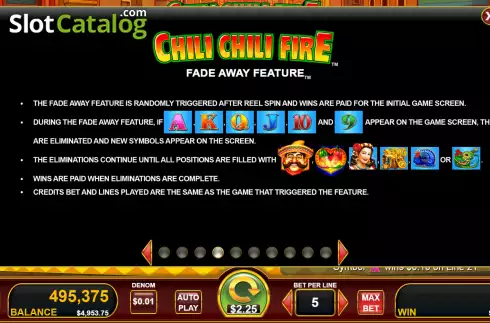 Οθόνη7. Chili Chili Fire Κουλοχέρης