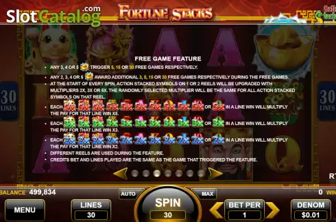 Οθόνη6. Fortune Stacks Κουλοχέρης