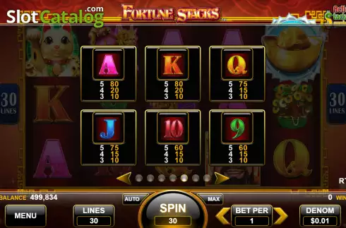 Οθόνη8. Fortune Stacks Κουλοχέρης