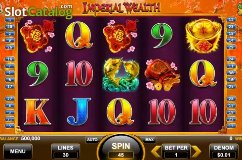 Οθόνη2. Imperial Wealth (Konami) Κουλοχέρης 
