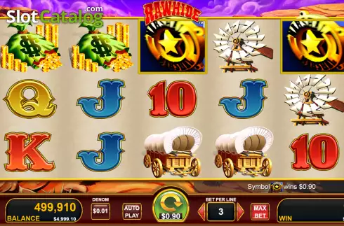 Οθόνη3. Rawhide Κουλοχέρης
