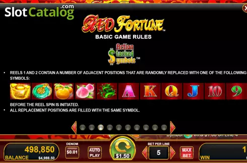 Οθόνη7. Red Fortune Κουλοχέρης