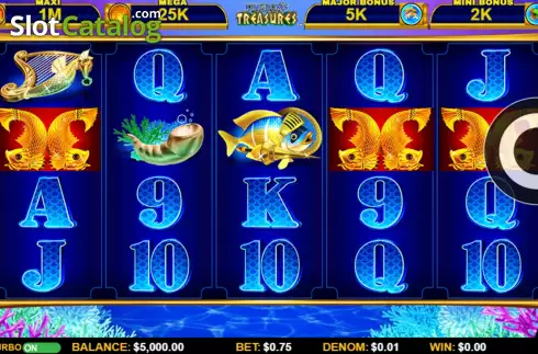 Οθόνη2. Ocean Spin Kingdom's Treasures Κουλοχέρης