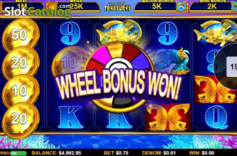 Οθόνη5. Ocean Spin Kingdom's Treasures Κουλοχέρης