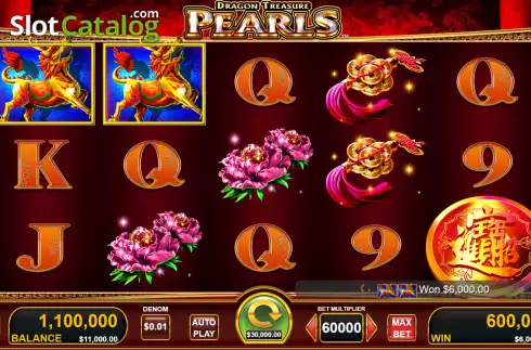 Οθόνη4. Dragon Treasure Pearls Κουλοχέρης
