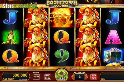 Οθόνη2. Boomtown Gold Mine Κουλοχέρης 