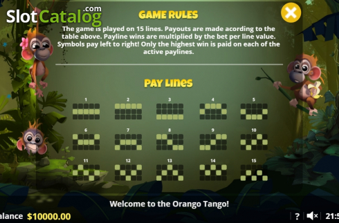 Οθόνη9. Orango Tango Κουλοχέρης