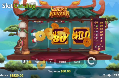 Οθόνη3. Lucky Heaven Κουλοχέρης