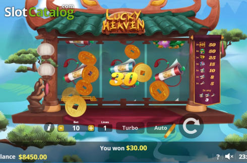 Οθόνη4. Lucky Heaven Κουλοχέρης