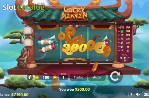 Οθόνη5. Lucky Heaven Κουλοχέρης