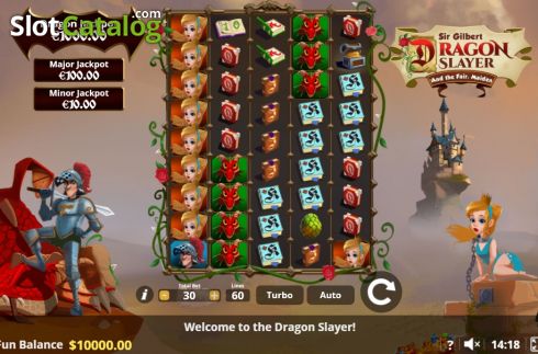 Οθόνη2. Dragon Slayer (Lady Luck Games) Κουλοχέρης