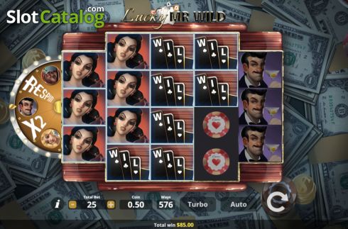 Οθόνη5. Lucky Mr. Wild Κουλοχέρης