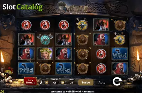 Οθόνη2. Valholl: Wild Hammers Κουλοχέρης