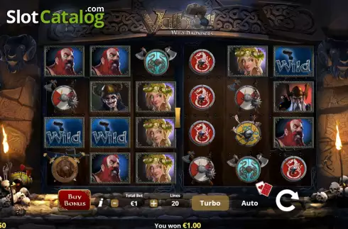 Οθόνη4. Valholl: Wild Hammers Κουλοχέρης