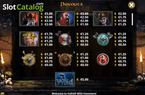 Οθόνη6. Valholl: Wild Hammers Κουλοχέρης