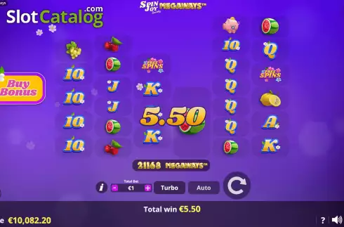 Οθόνη5. SpinJoy Society Megaways Κουλοχέρης