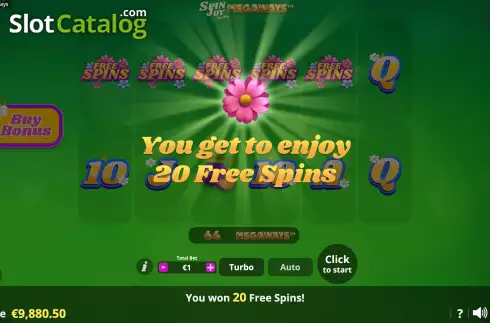 Οθόνη9. SpinJoy Society Megaways Κουλοχέρης