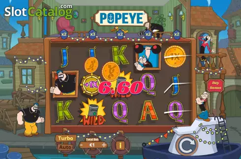 Οθόνη4. Popeye (Lady Luck Games) Κουλοχέρης