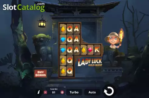 Οθόνη2. Lady Luck: Gold Quest Κουλοχέρης 