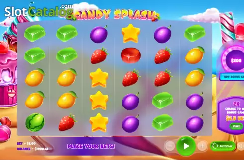 Οθόνη3. Candy Splash Κουλοχέρης