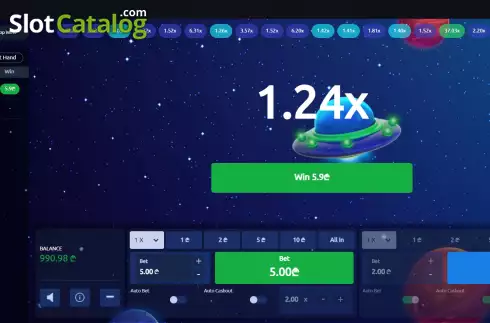 Οθόνη5. UFO (Lambda Gaming) Κουλοχέρης