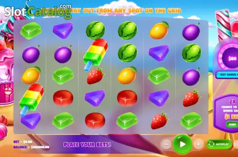 Οθόνη2. vBet Candy Splash Κουλοχέρης