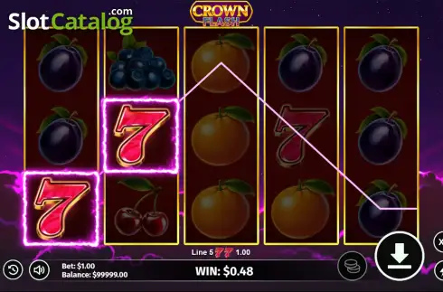 Οθόνη3. Crown Flash Κουλοχέρης