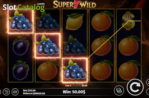 Οθόνη3. Super 7 Wild Κουλοχέρης 