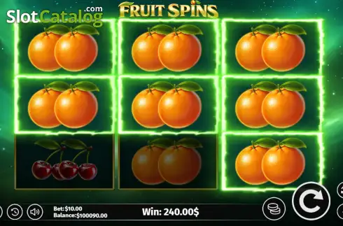 Οθόνη3. Fruit Spins Κουλοχέρης 