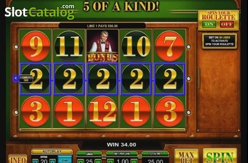 Οθόνη3. Reely Roulette Κουλοχέρης