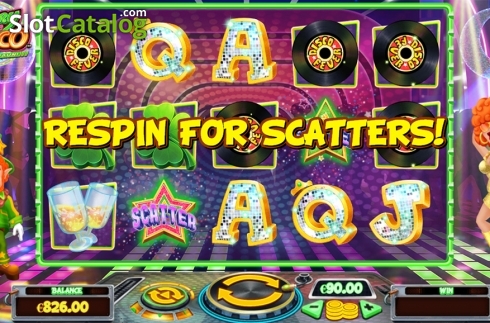 Οθόνη5. Barry the Disco Leprechaun Κουλοχέρης 
