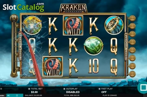 Οθόνη4. Kraken Conquest Κουλοχέρης