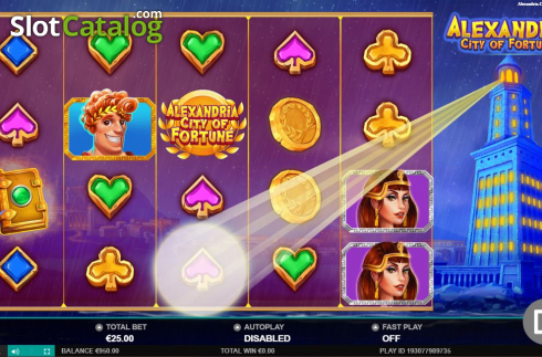 Οθόνη3. Alexandria City Of Fortune Κουλοχέρης