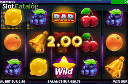 Οθόνη5. Starstacks Κουλοχέρης 