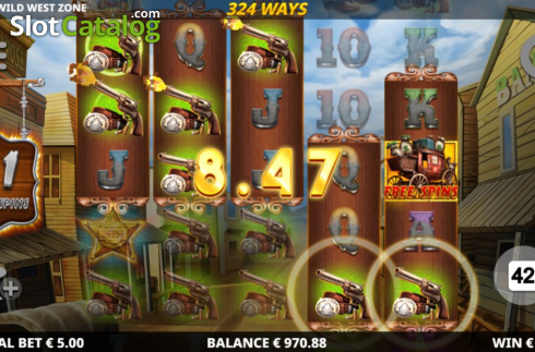 Οθόνη4. Wild West Zone Κουλοχέρης