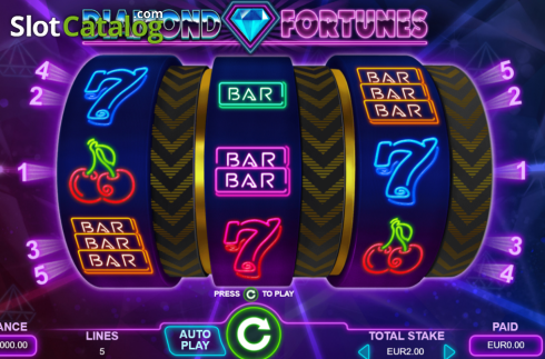 Οθόνη2. Diamond Fortunes Κουλοχέρης