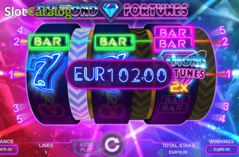 Οθόνη3. Diamond Fortunes Κουλοχέρης