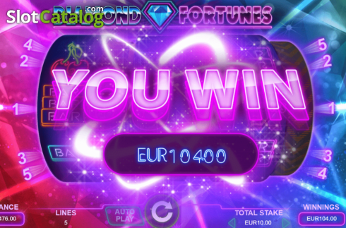 Οθόνη6. Diamond Fortunes Κουλοχέρης