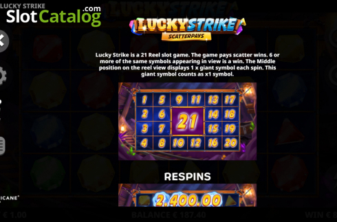 Οθόνη8. Lucky Strike (Leander Games) Κουλοχέρης