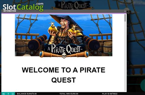Οθόνη7. A Pirate Quest (Leander Games) Κουλοχέρης