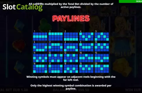 Οθόνη9. Sky Vault (Leander Games) Κουλοχέρης 