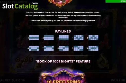 Οθόνη7. Book of 1001 Nights Κουλοχέρης