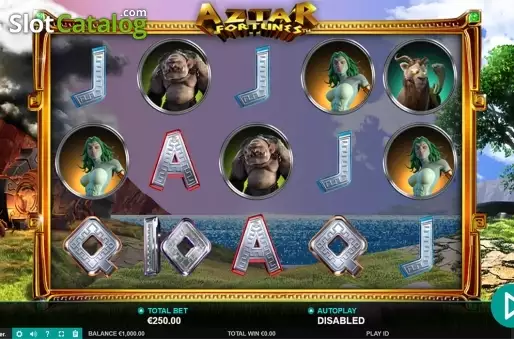 Οθόνη3. Aztar Fortunes Κουλοχέρης