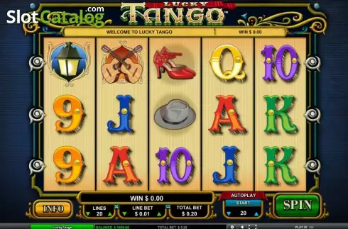 Οθόνη2. Lucky Tango Κουλοχέρης 