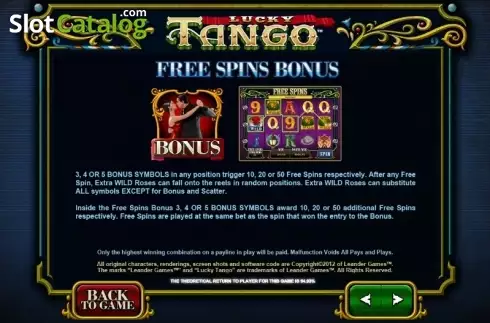 Οθόνη8. Lucky Tango Κουλοχέρης 