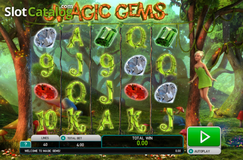 Οθόνη7. Magic Gems (Leander Games) Κουλοχέρης