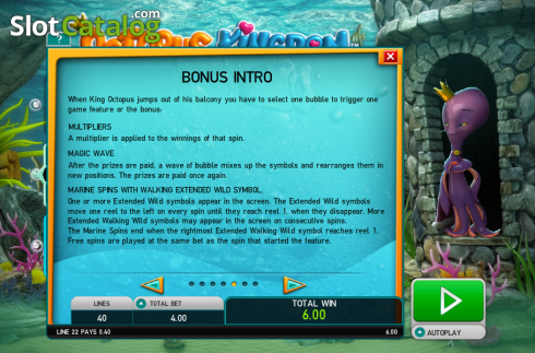 Οθόνη6. Octopus Kingdom Κουλοχέρης